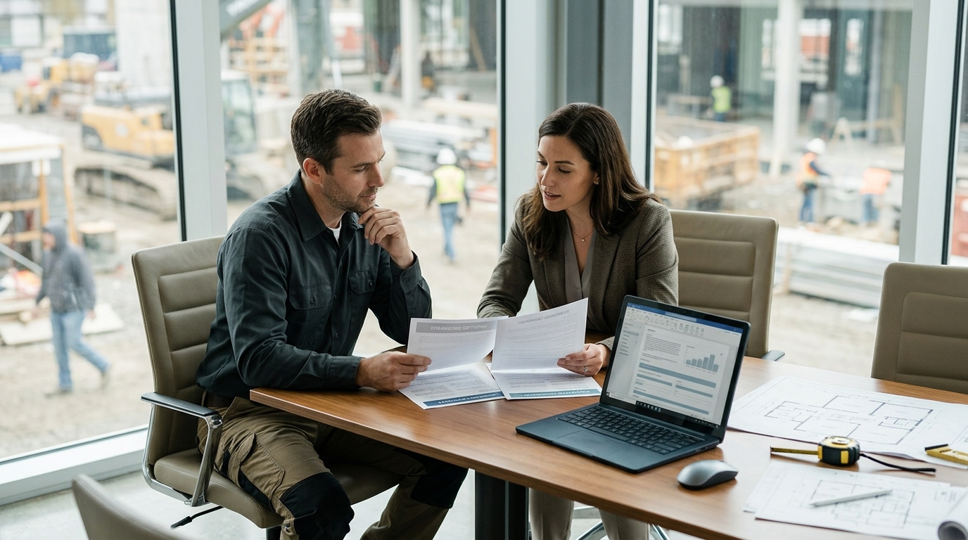 Illustration: Equipment Leasing vs. Purchasing for Contractors: The 2026 Financial Guide