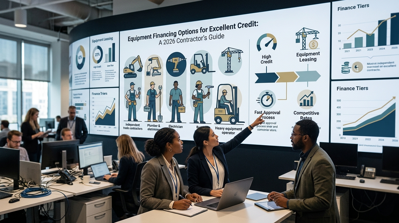 Illustration: Equipment Financing Options for Excellent Credit: A 2026 Contractor’s Guide