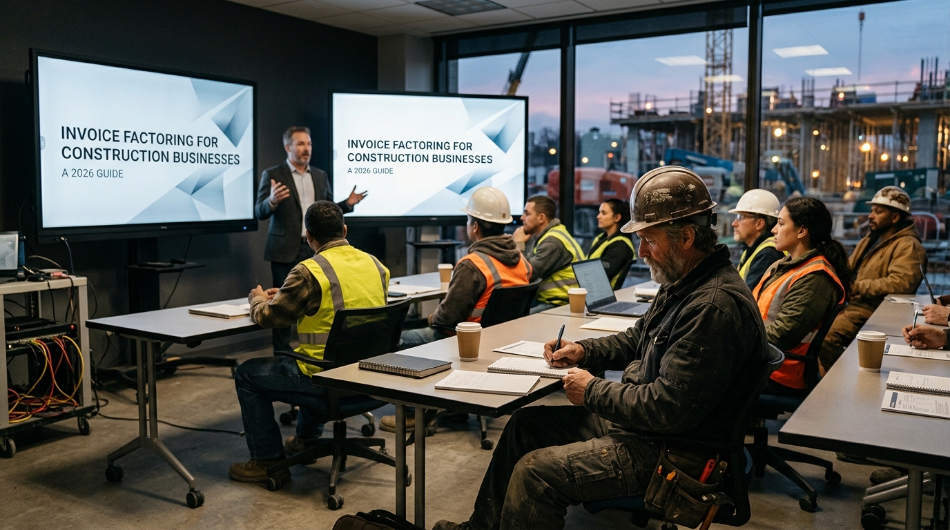 Illustration: Invoice Factoring for Construction Businesses: A 2026 Guide