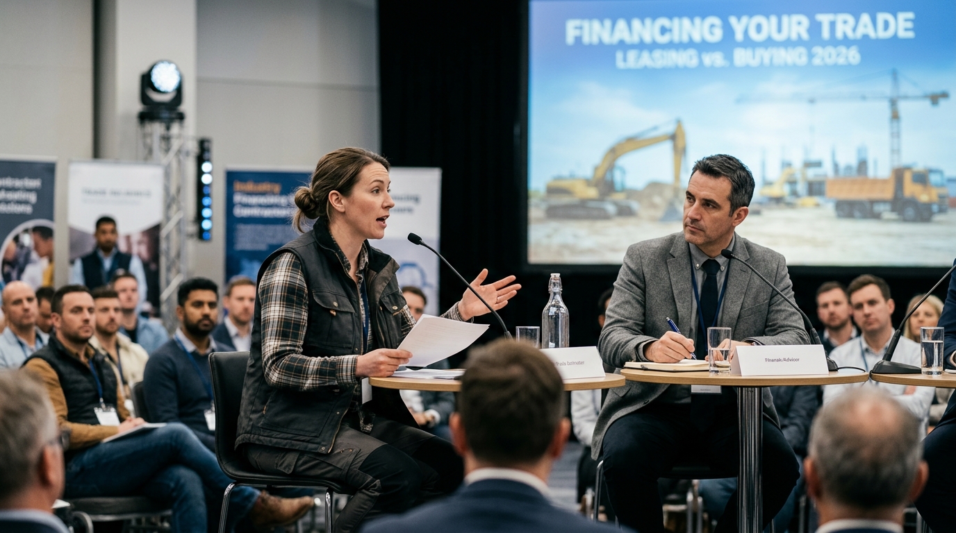 Illustration: Machinery Leasing vs Buying: Which Is Smarter for Contractors in 2026?
