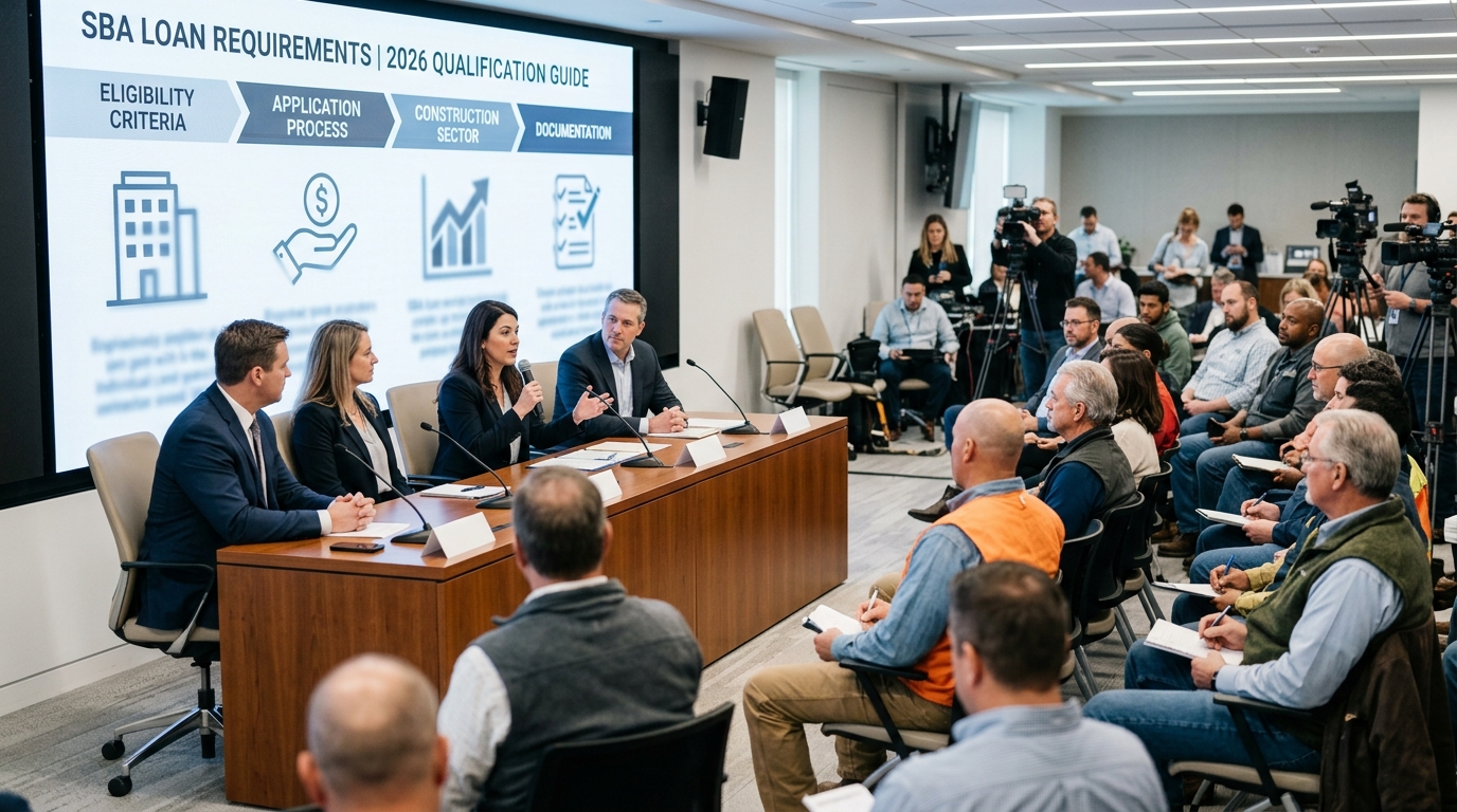 Illustration: SBA Loan Requirements for Construction Firms: 2026 Qualification Guide